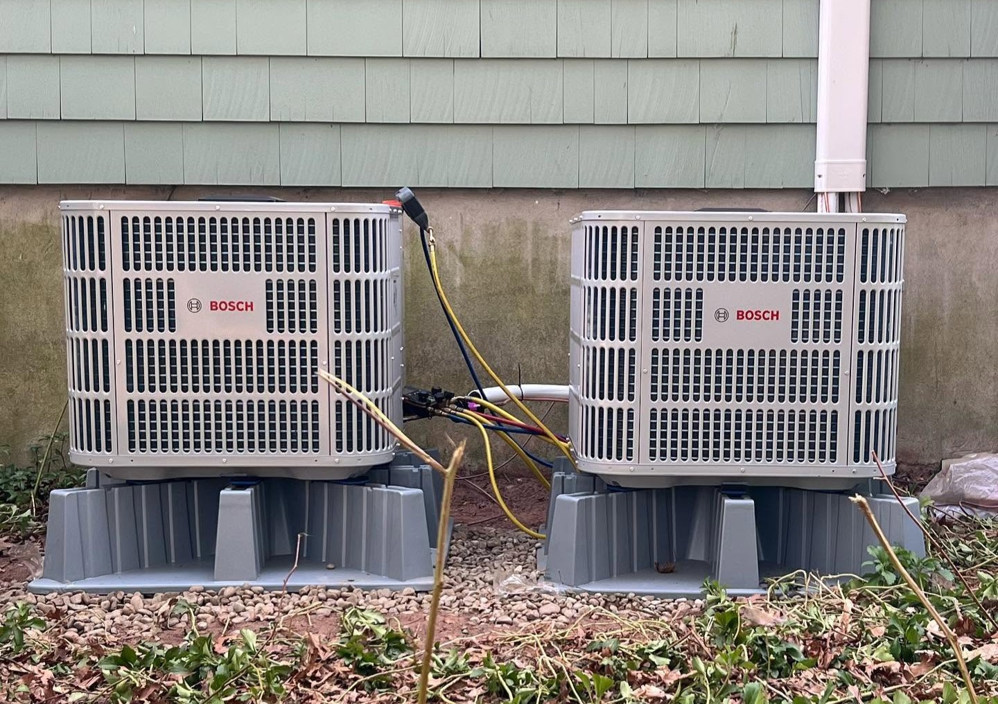 Two HVAC systems