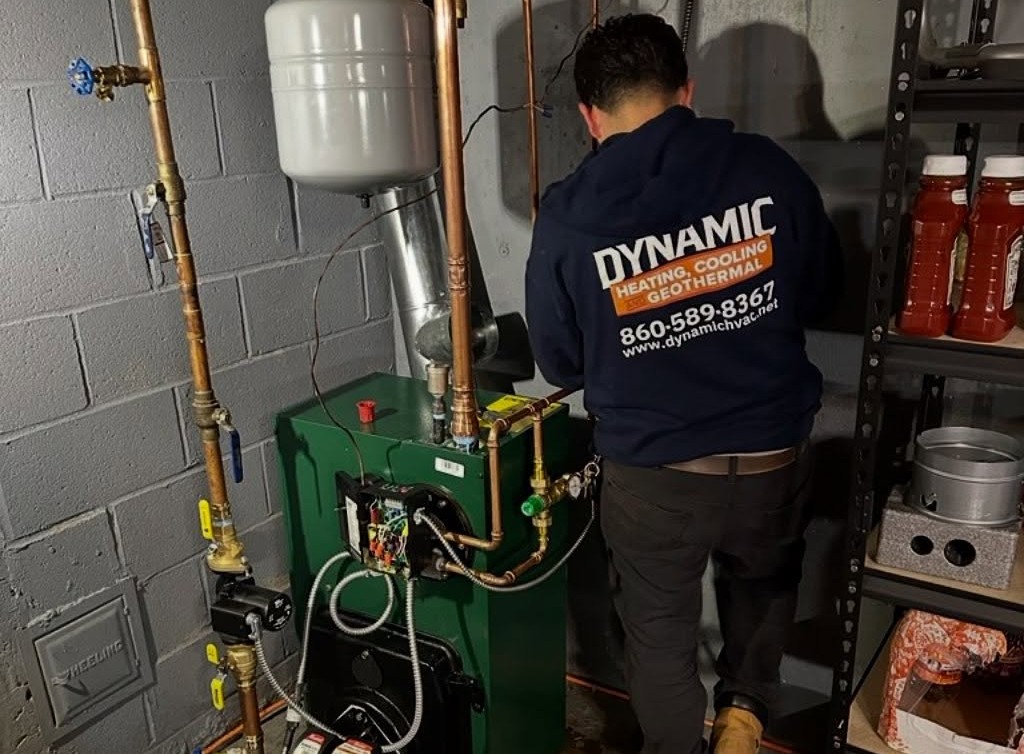 Dynamic HVAC team working